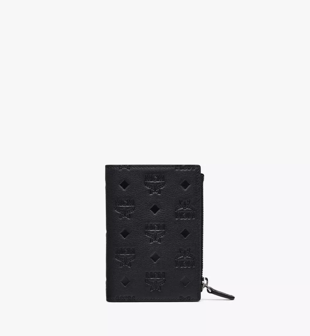 Aren Bifold Card Wallet In Monogram Leather
