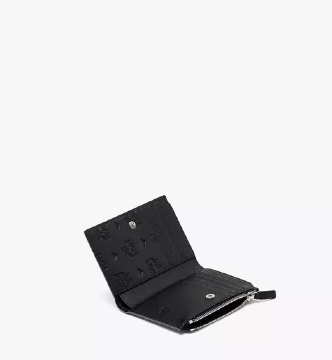 Aren Bifold Card Wallet In Monogram Leather