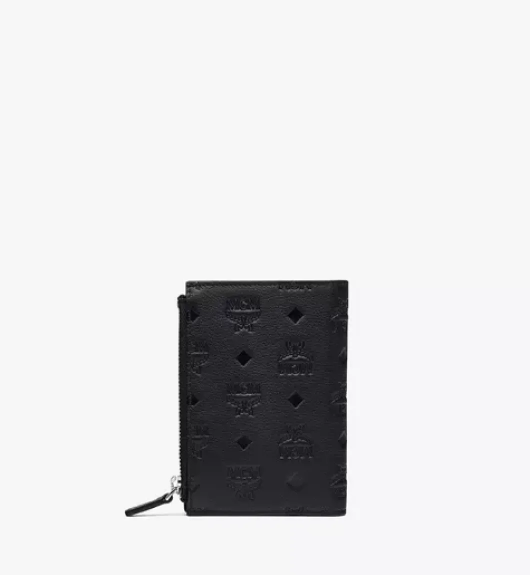 Aren Bifold Card Wallet In Monogram Leather