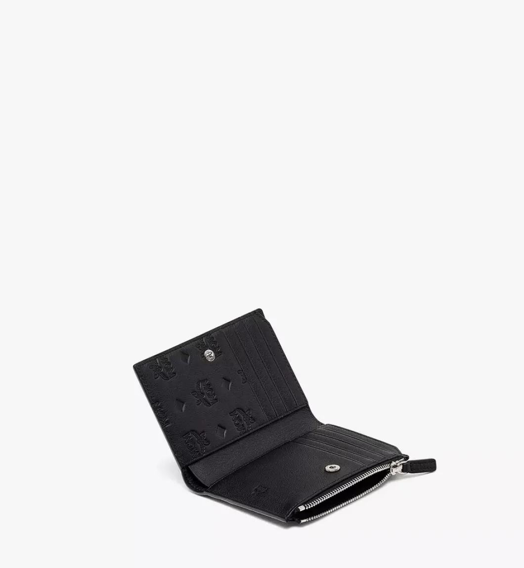Aren Bifold Card Wallet In Monogram Leather