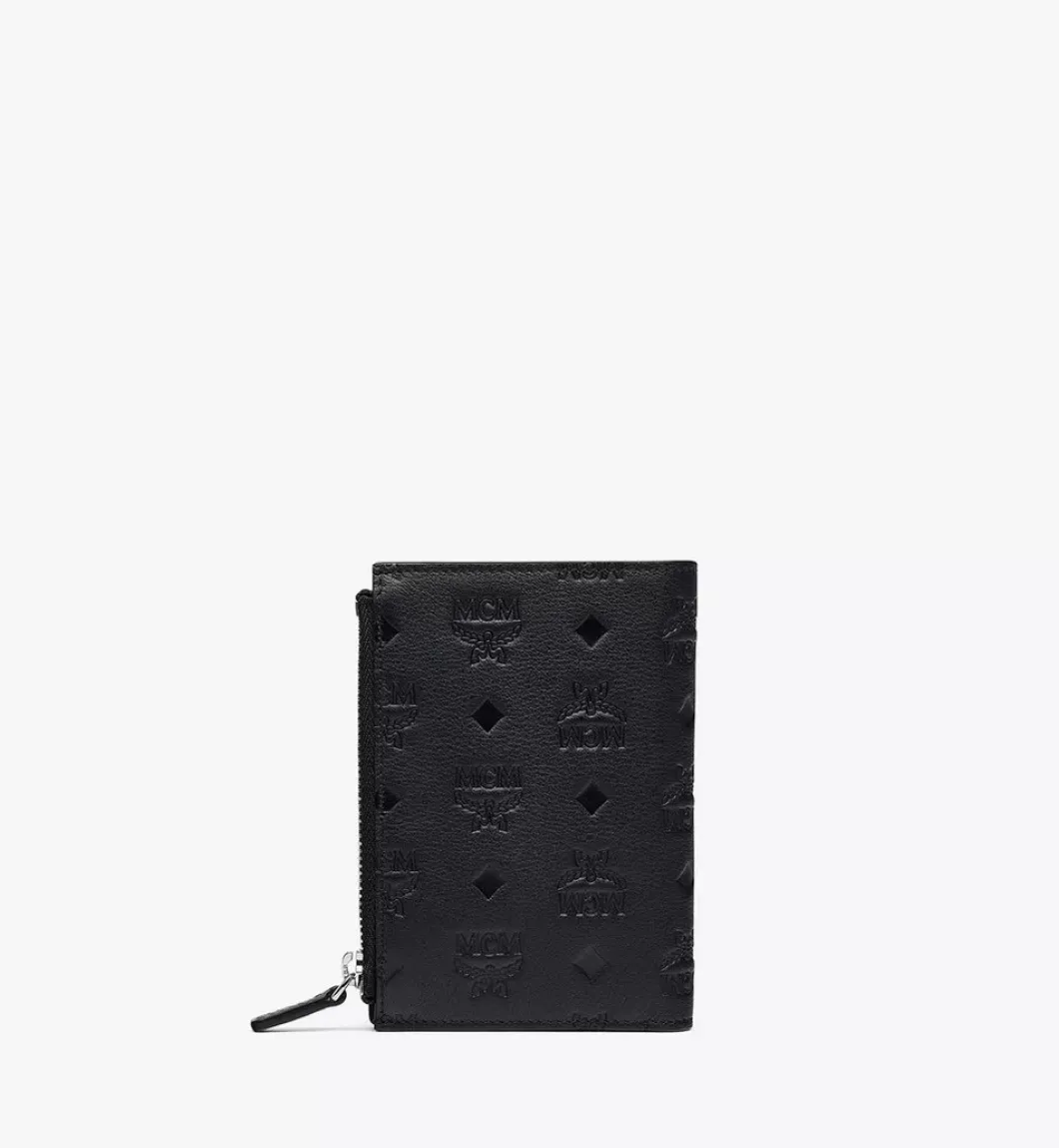 Aren Bifold Card Wallet In Monogram Leather