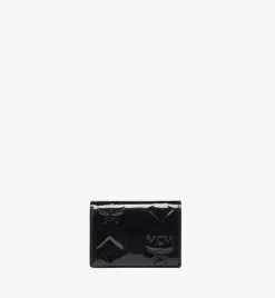 Aren Bifold Snap Wallet In Maxi Patent Leather