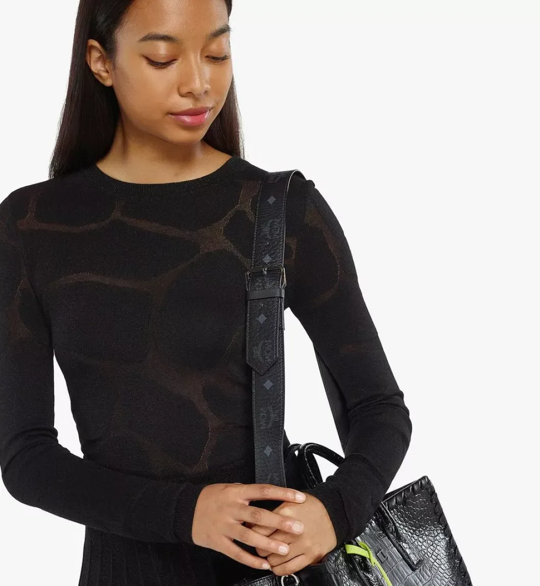 Aren Buckle Shoulder Strap In Visetos