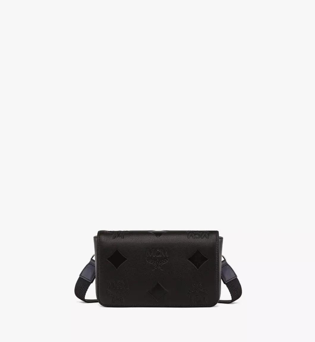 Aren Camera Bag In Maxi Monogram Leather