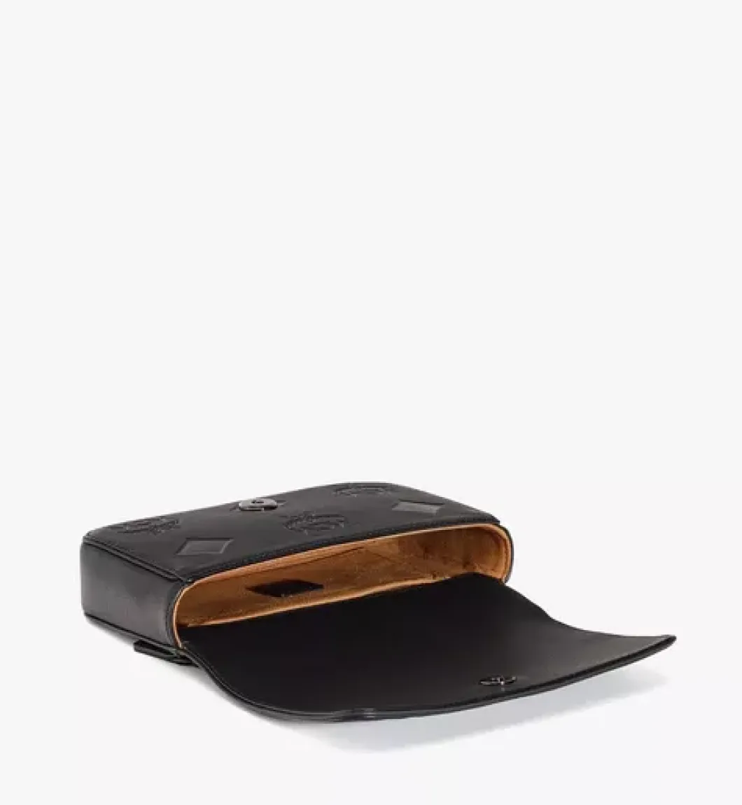 Aren Camera Bag In Maxi Monogram Leather