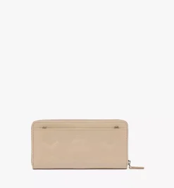 Aren Chain Zip Around Wallet In Maxi Patent Leather