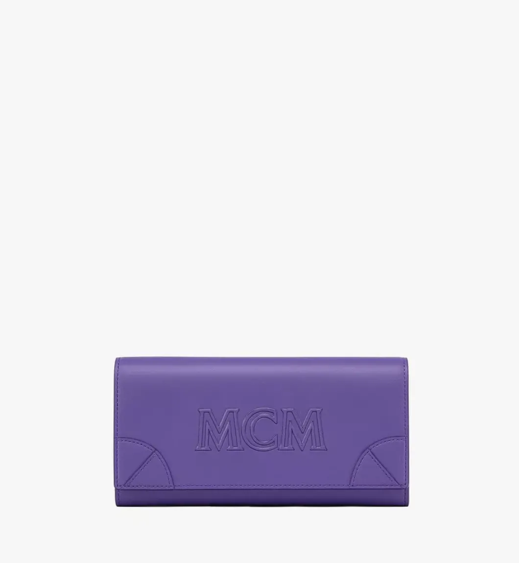 Aren Continental Wallet In Spanish Calf Leather