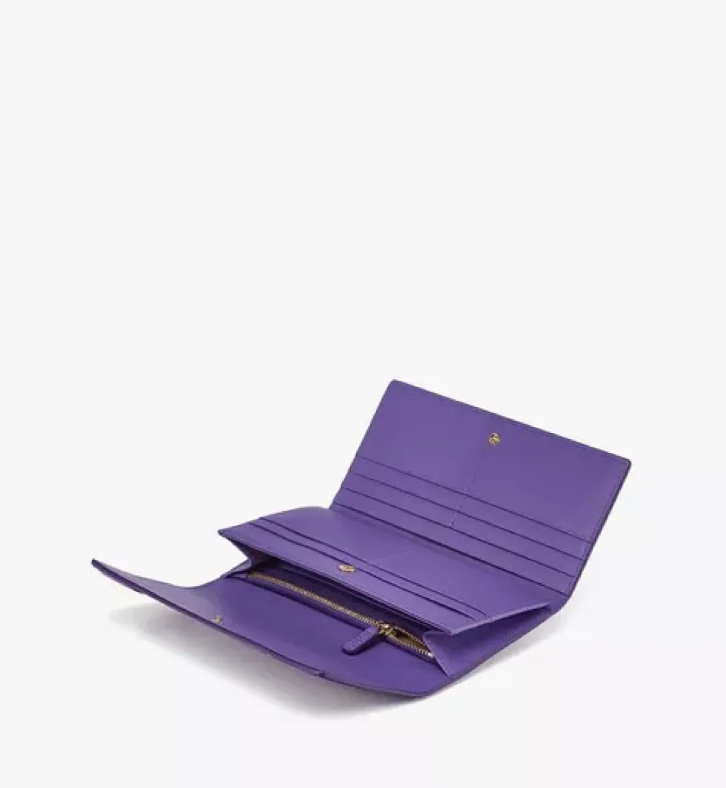 Aren Continental Wallet In Spanish Calf Leather