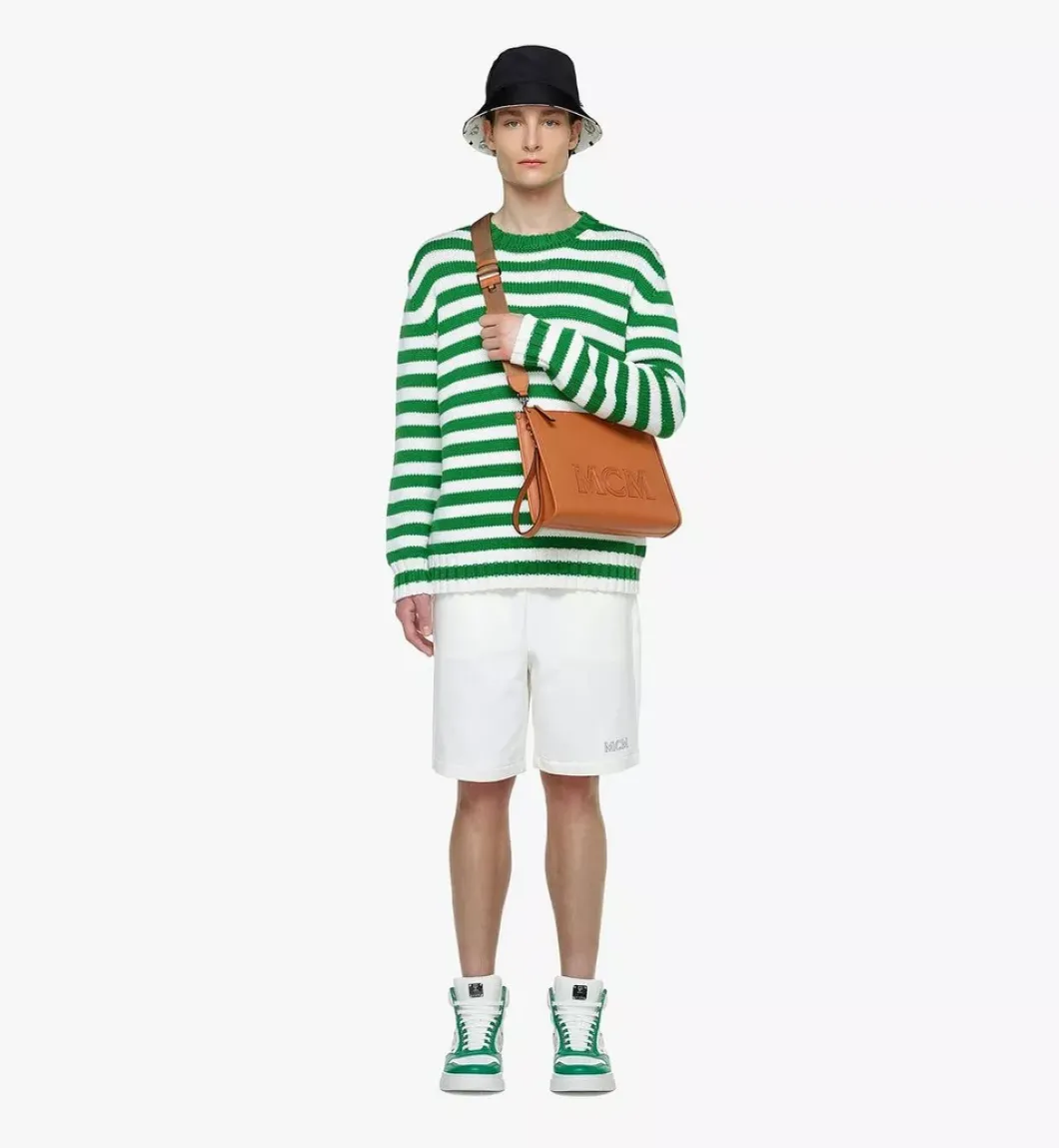 Aren Crossbody Pouch In Spanish Calf Leather
