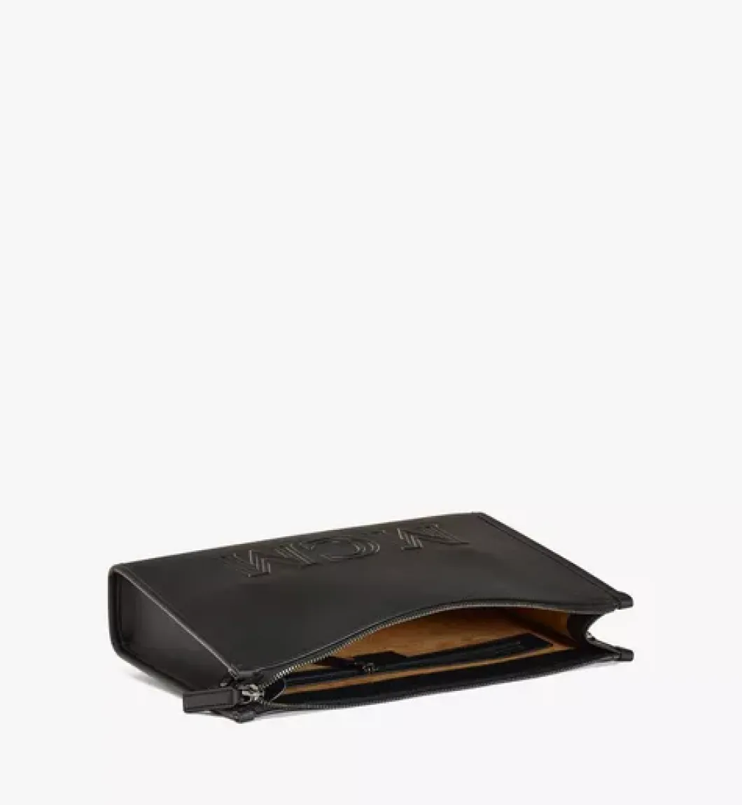 Aren Crossbody Pouch In Spanish Calf Leather