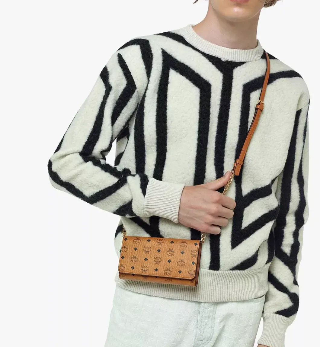Aren Crossbody Wallet In Visetos