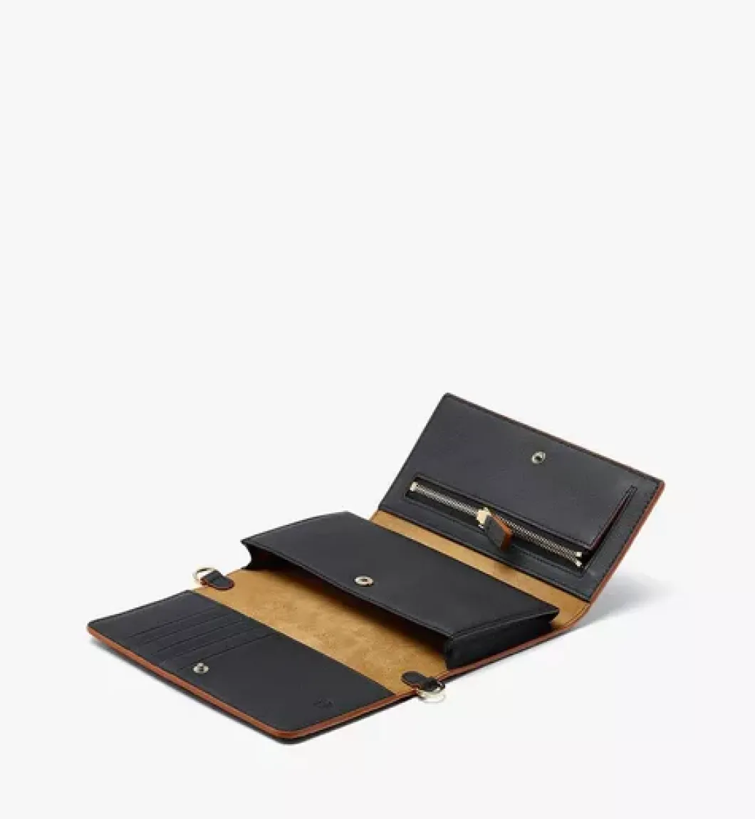 Aren Crossbody Wallet In Monogram Leather