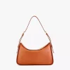 Aren Flap Hobo In Embossed Monogram Leather