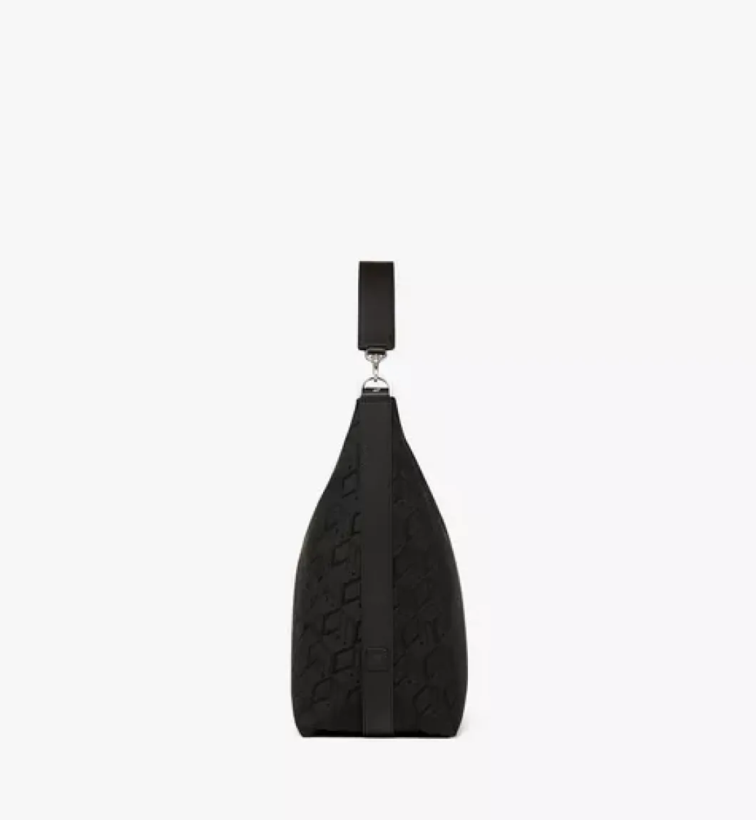 Aren Hobo Bag In Cubic Jacquard Nylon
