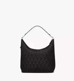 Aren Hobo Bag In Cubic Jacquard Nylon