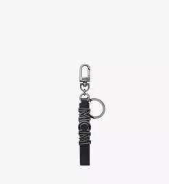 Aren Logo Key Holder In Crushed Leather