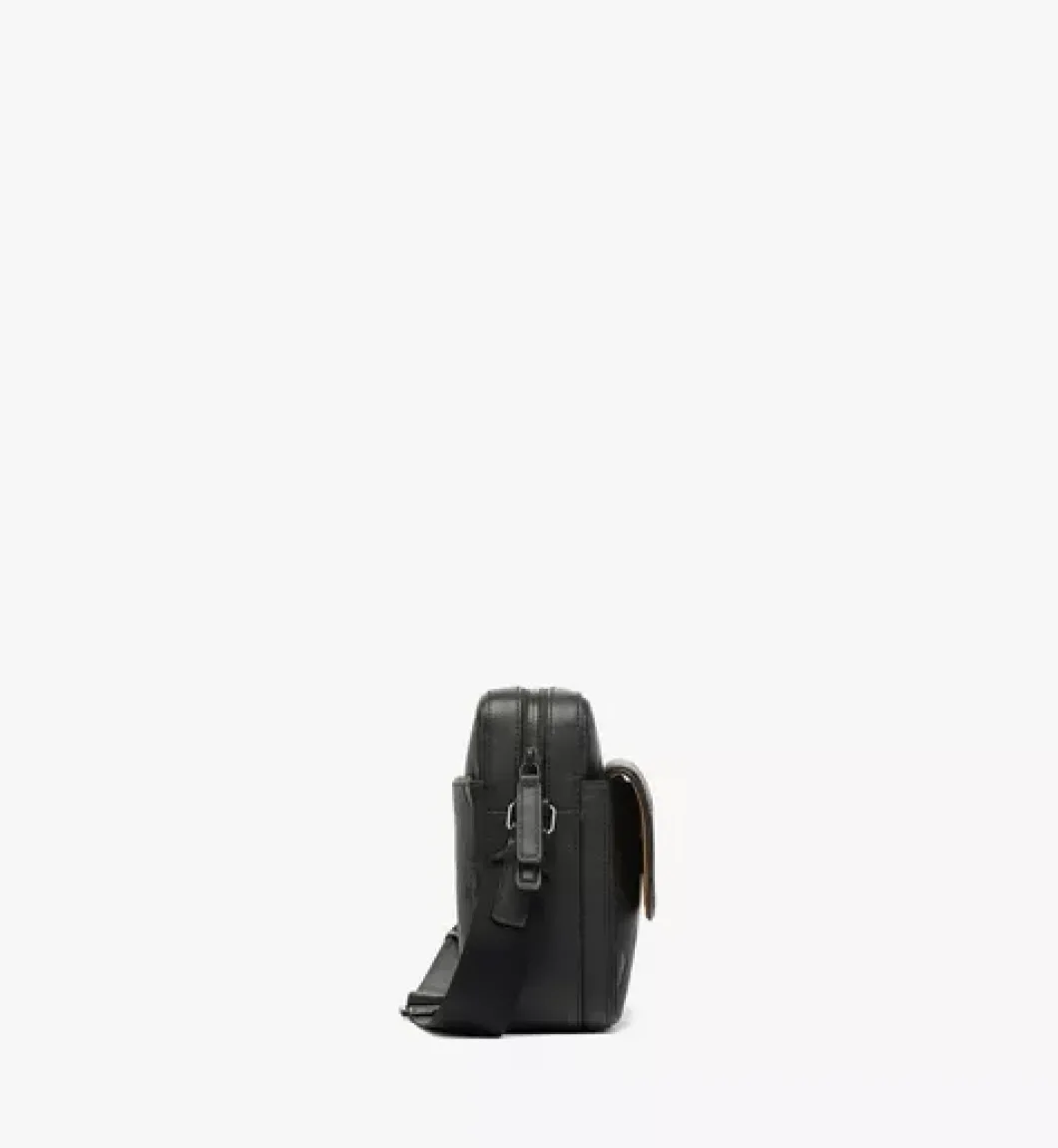 Aren Messenger Bag In Maxi Monogram Leather