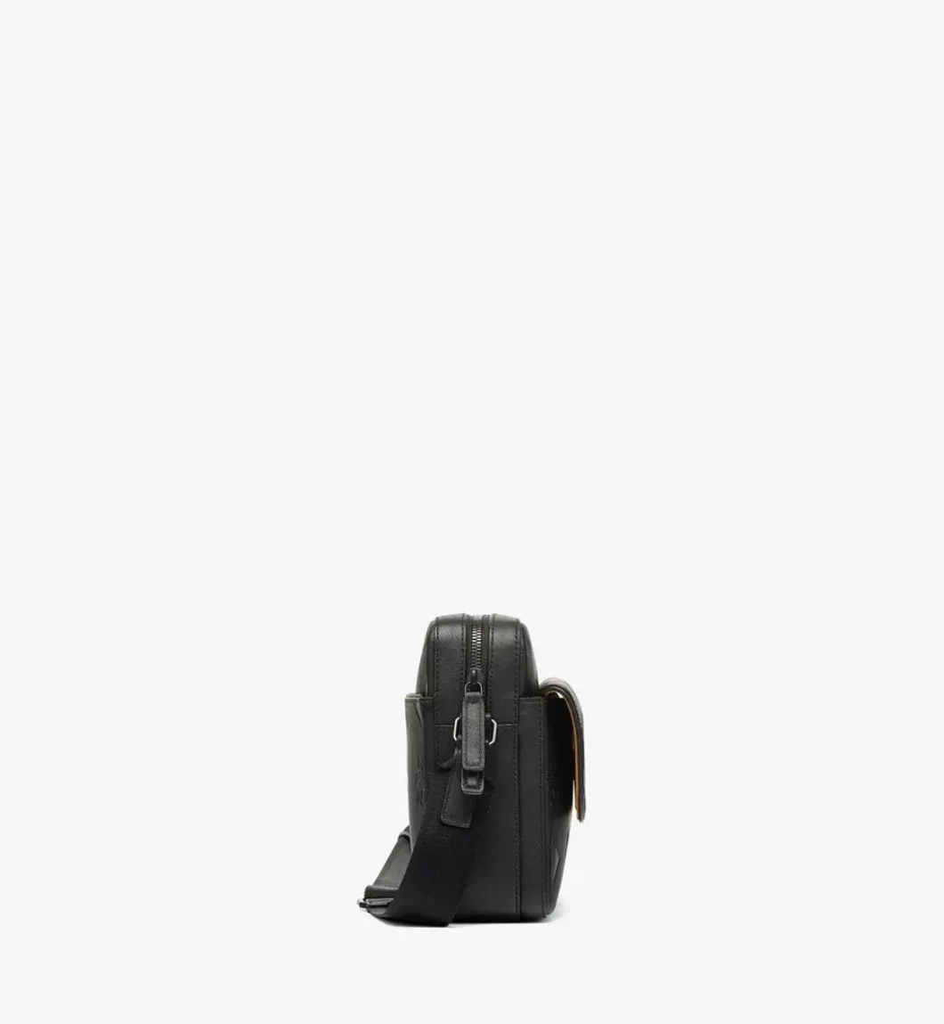 Aren Messenger Bag In Maxi Monogram Leather