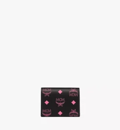 Aren Snap Wallet In Color Splash Logo Leather