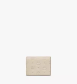 Aren Snap Wallet In Embossed Monogram Leather