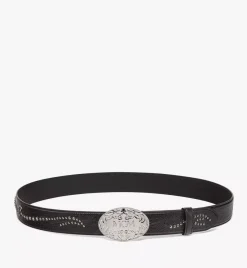 Aren Studded Belt 1.5" In Crushed Leather