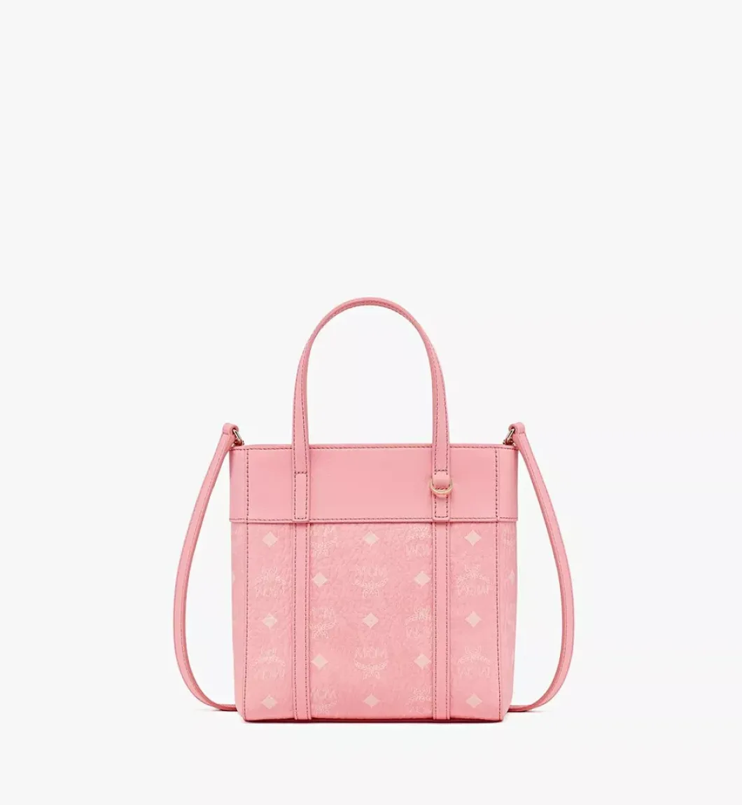 Aren Top-Zip Shopper In Visetos Leather Mix