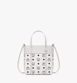 Aren Top-Zip Shopper In Visetos Leather Mix