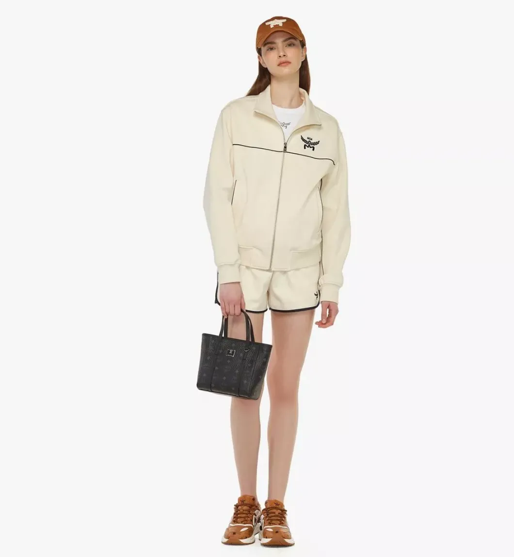 Aren Top-Zip Shopper In Visetos