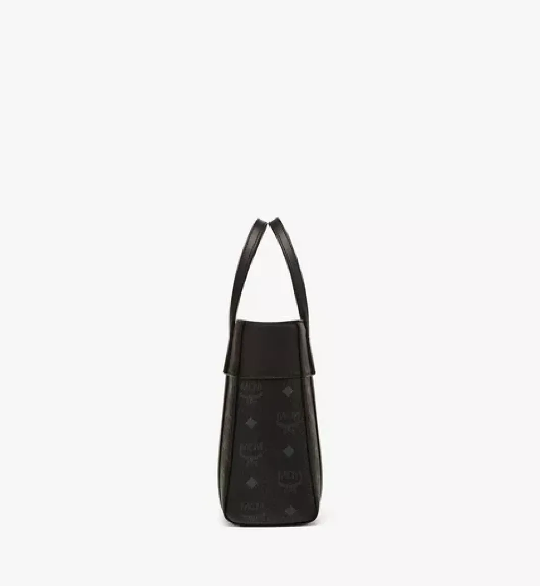 Aren Top-Zip Shopper In Visetos Leather Mix