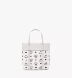 Aren Top-Zip Shopper In Visetos Leather Mix