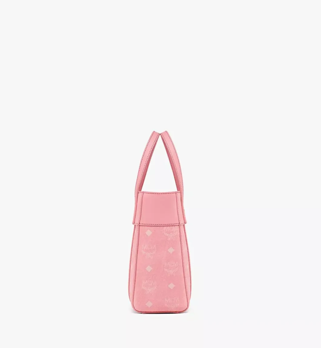 Aren Top-Zip Shopper In Visetos Leather Mix