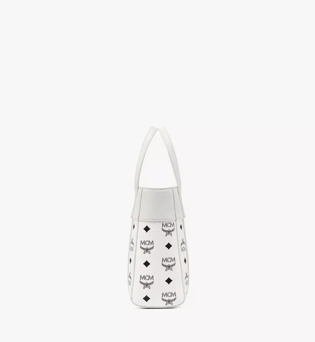 Aren Top-Zip Shopper In Visetos Leather Mix