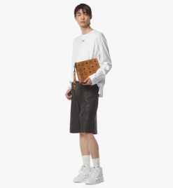 Aren Wristlet Zip Pouch In Maxi Visetos