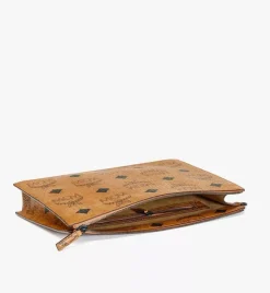 Aren Wristlet Zip Pouch In Maxi Visetos