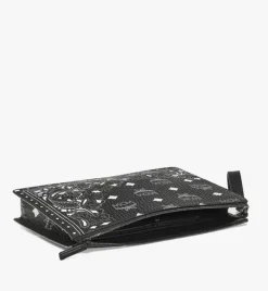 Aren Wristlet Zip Pouch In Bandana Visetos