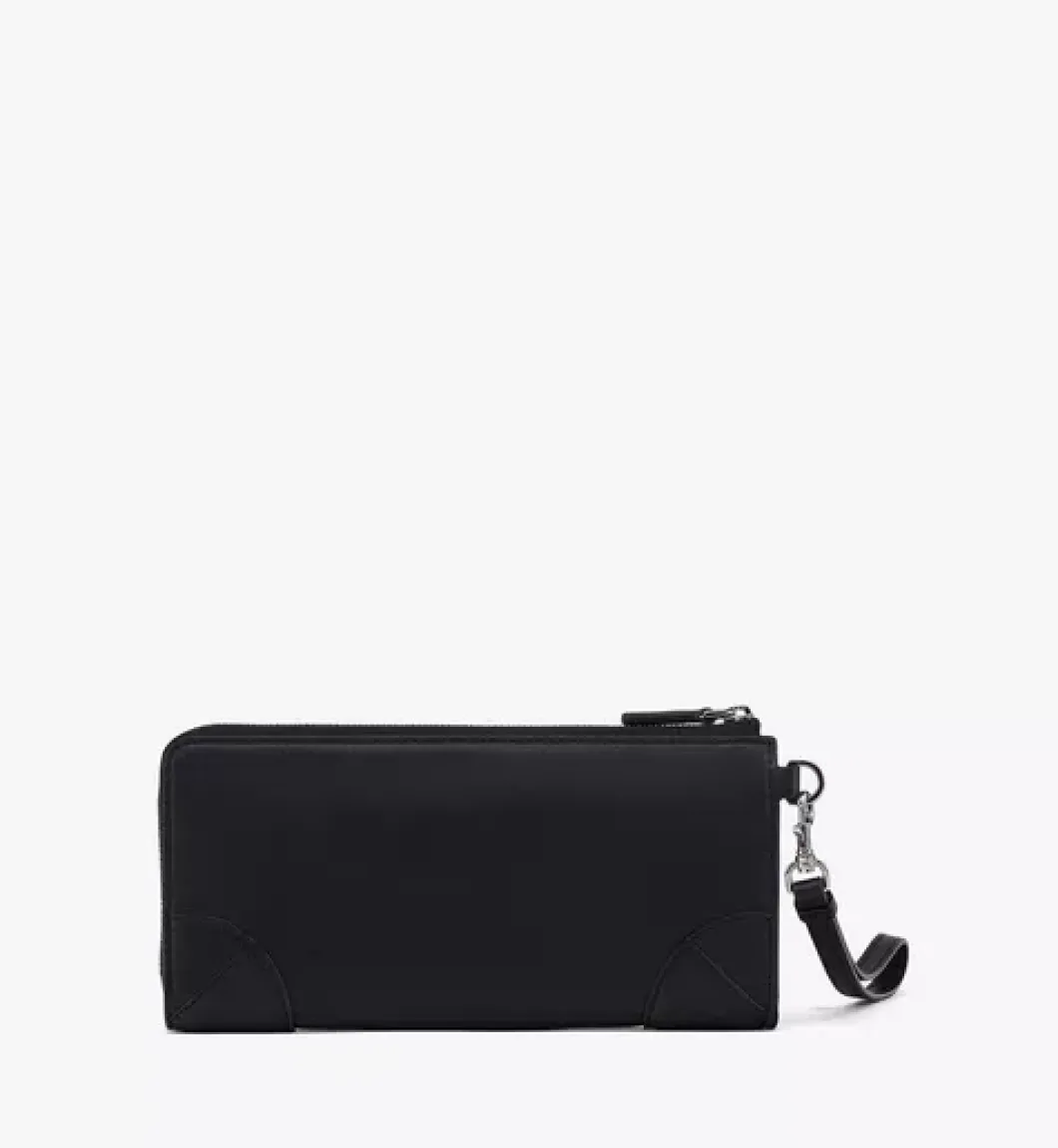 Aren Zip Around Wallet In Spanish Calf Leather