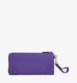 Aren Zip Around Wallet In Spanish Calf Leather
