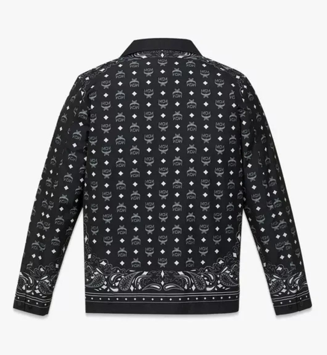 Bandana Monogram Print Jacket In Recycled Polyester