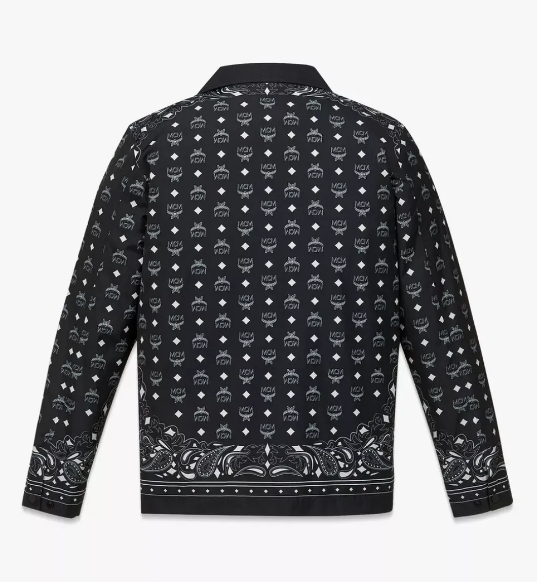 Bandana Monogram Print Jacket In Recycled Polyester