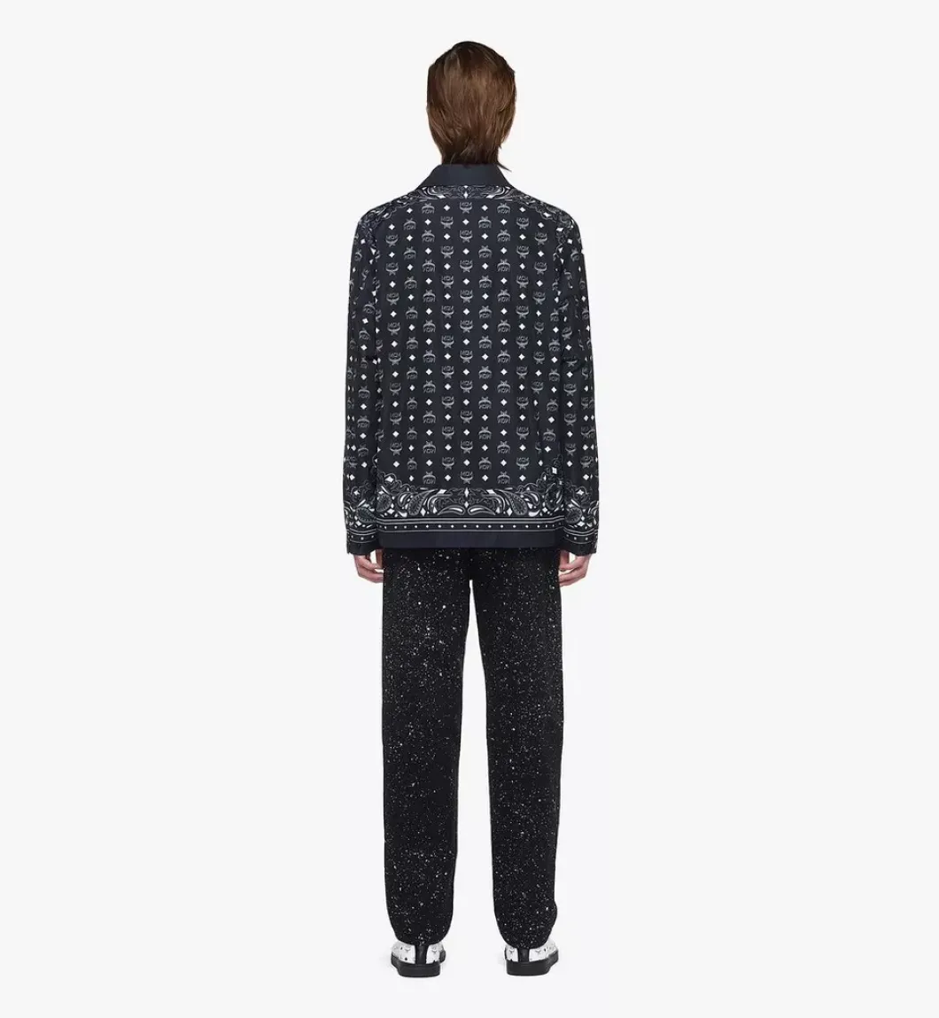 Bandana Monogram Print Jacket In Recycled Polyester