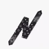 Bandana Monogram Print Petite Silk Scarf