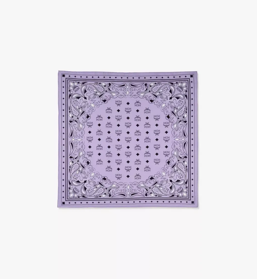 Bandana Monogram Print Scarf