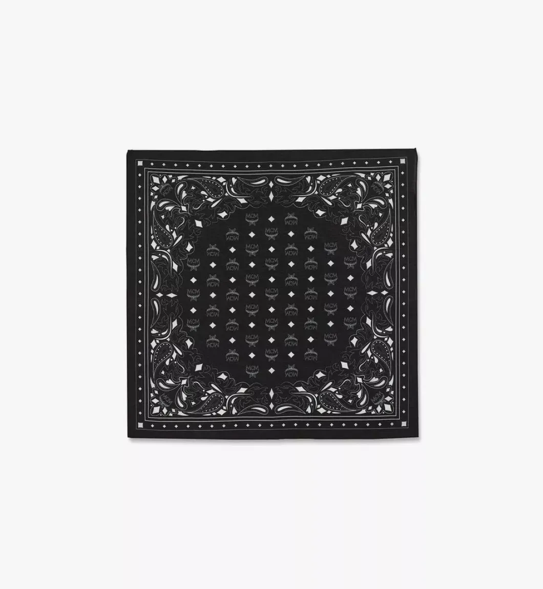 Bandana Monogram Print Scarf