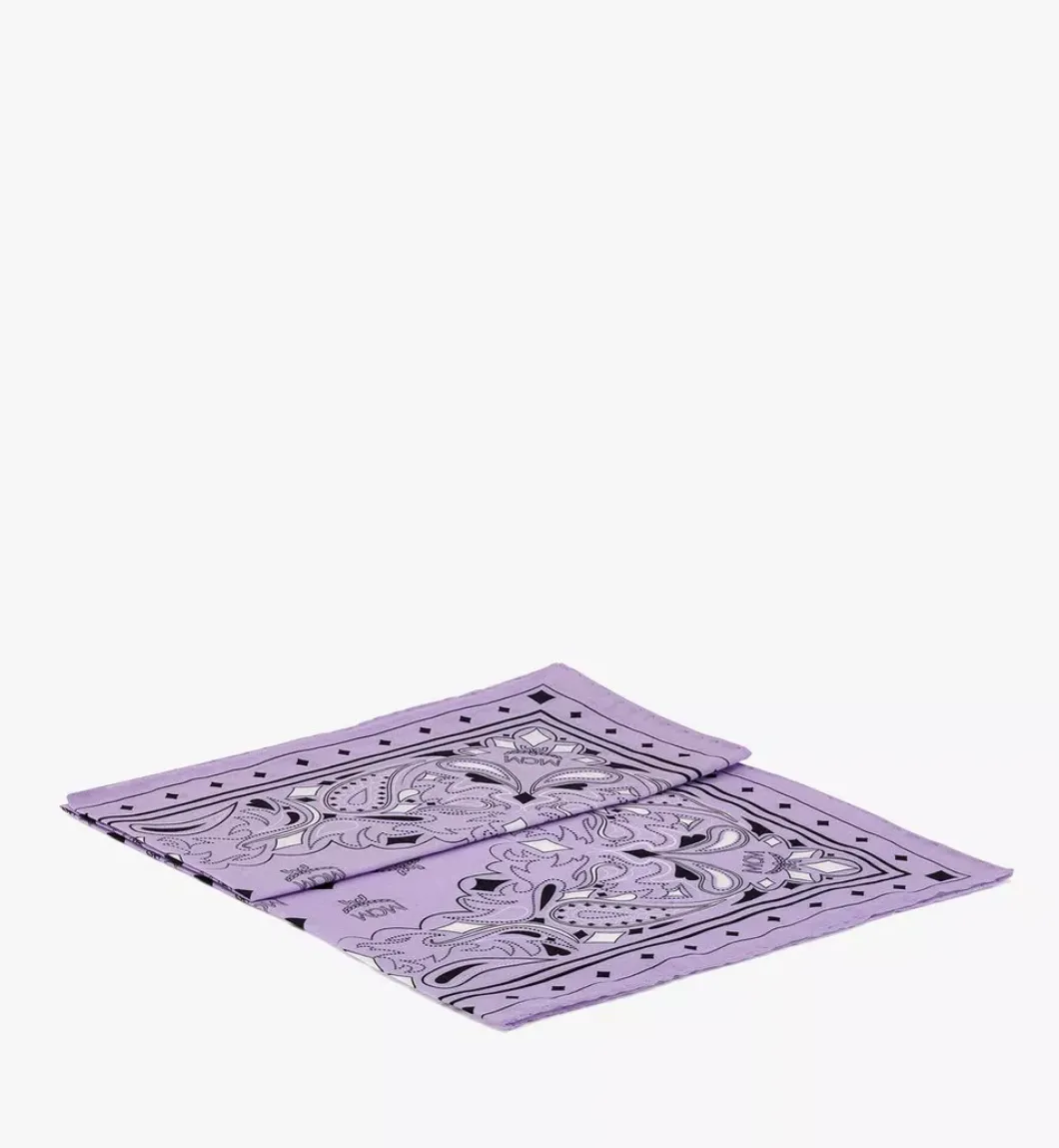 Bandana Monogram Print Scarf