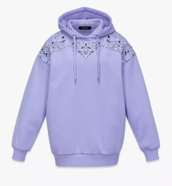 Bandana Print Hoodie In Organic Cotton