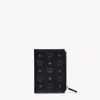 Bifold Zip Card Wallet In Visetos Original