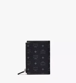 Bifold Zip Card Wallet In Visetos Original