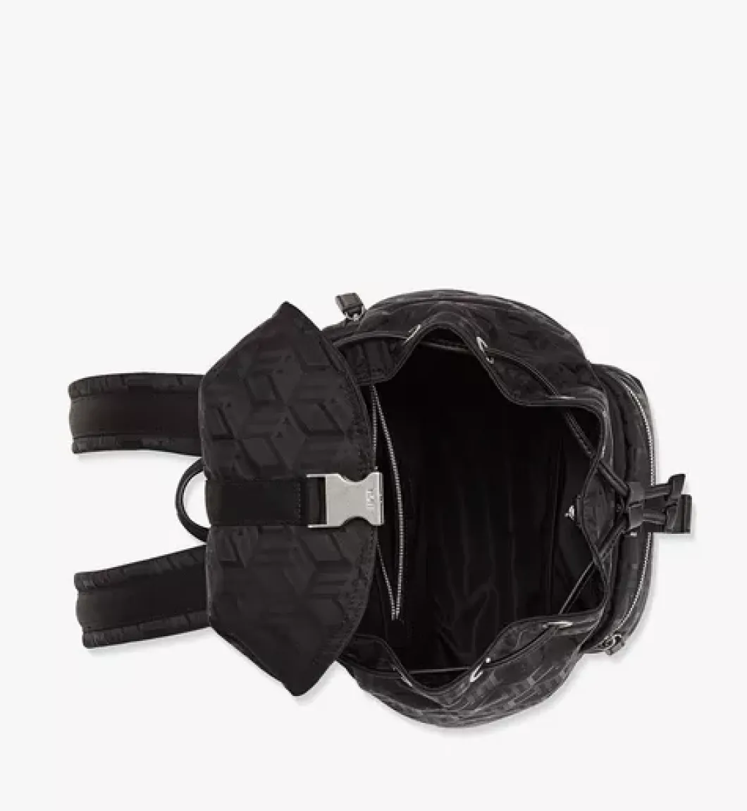 Brandenburg Backpack In Cubic Jacquard Nylon