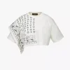 Cropped Bandana T-Shirt In Organic Cotton