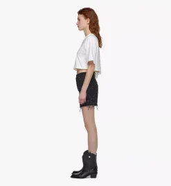 Cropped Bandana T-Shirt In Organic Cotton